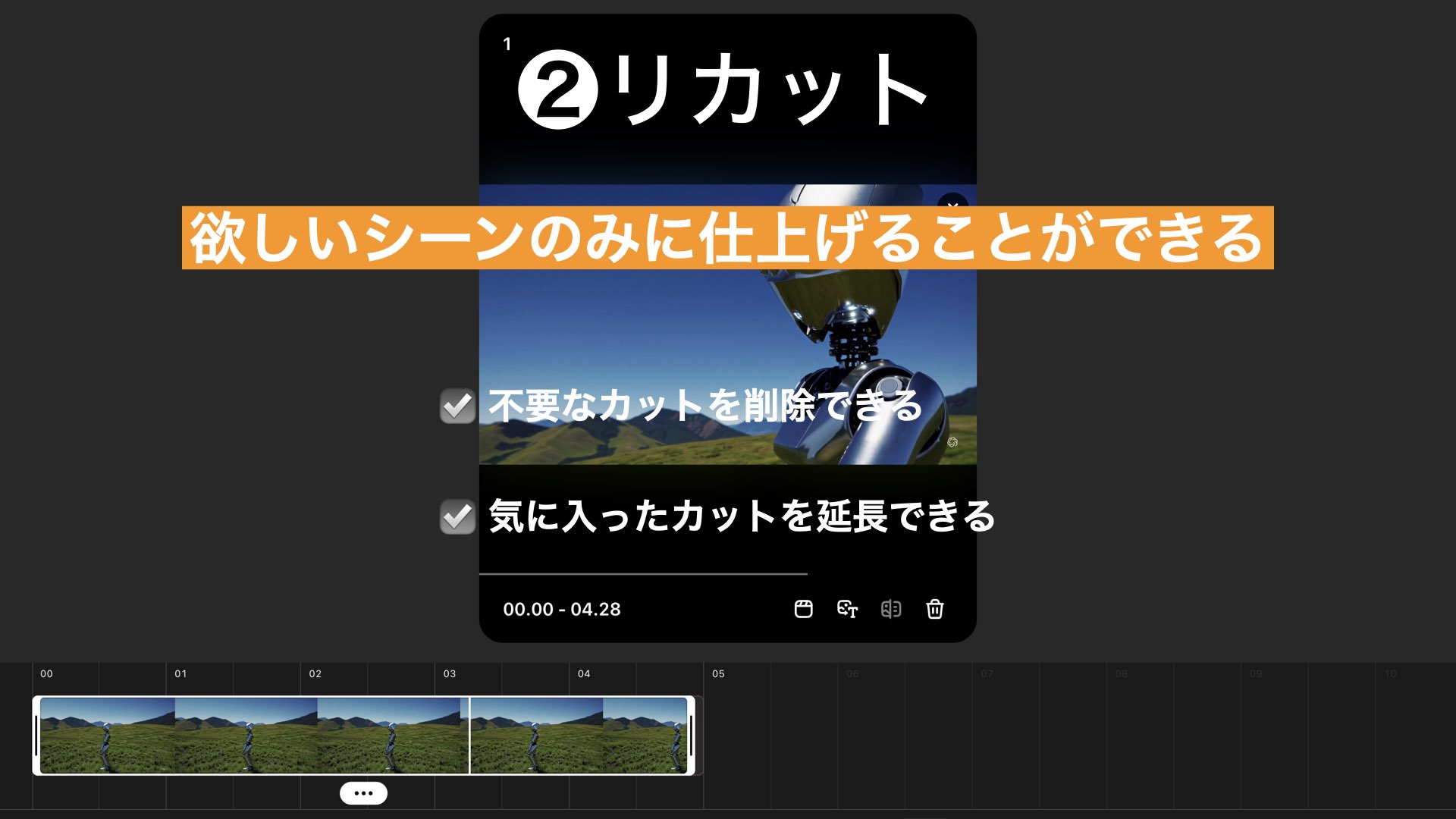 「Sora recut」のリカット機能とは？
