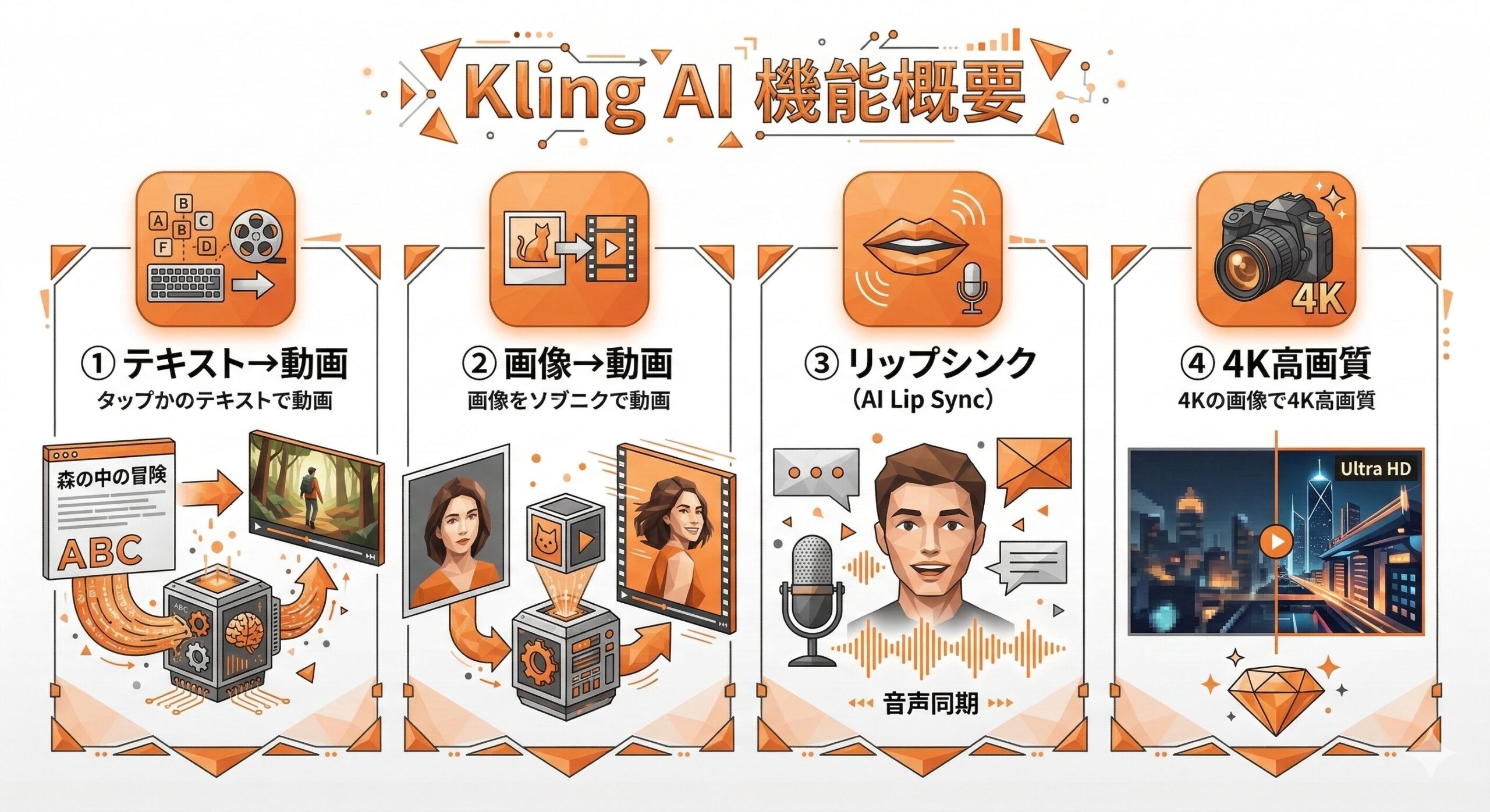 Kling AI概要比較インフォグラフィック