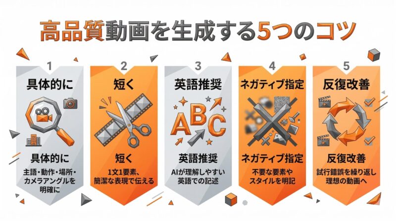 veo3 プロンプト 実例集 シーン別テンプレート