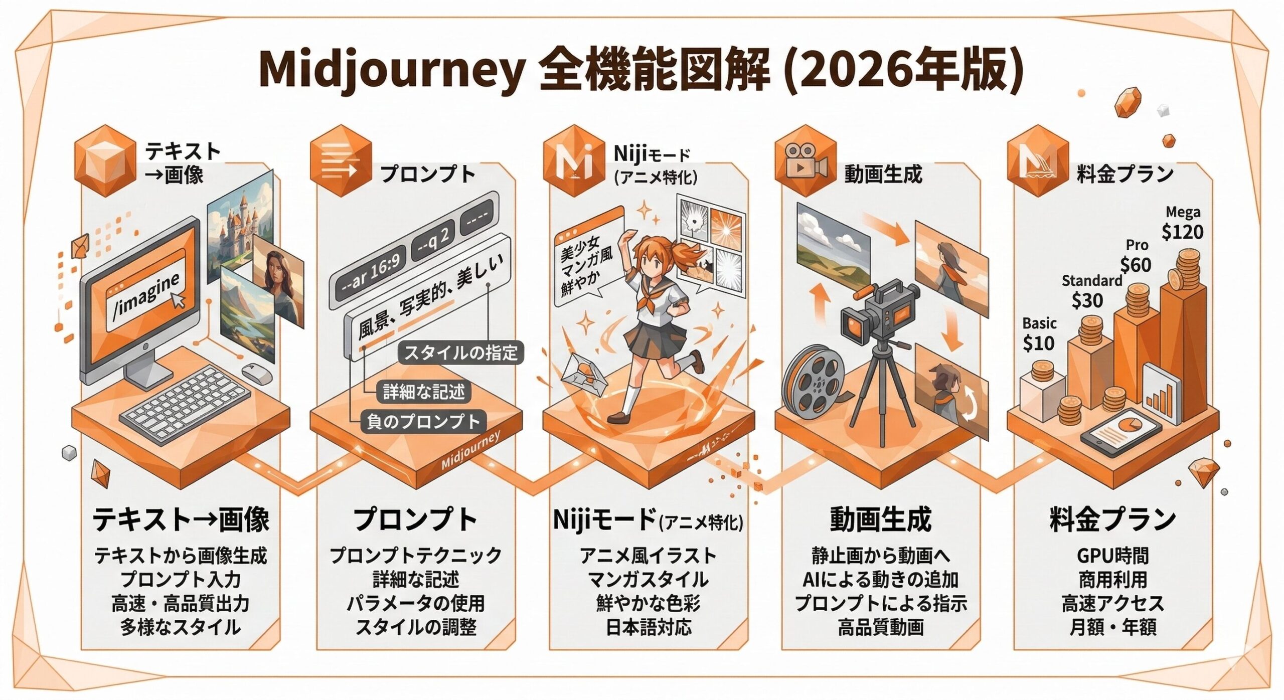Midjourney全機能図解2026