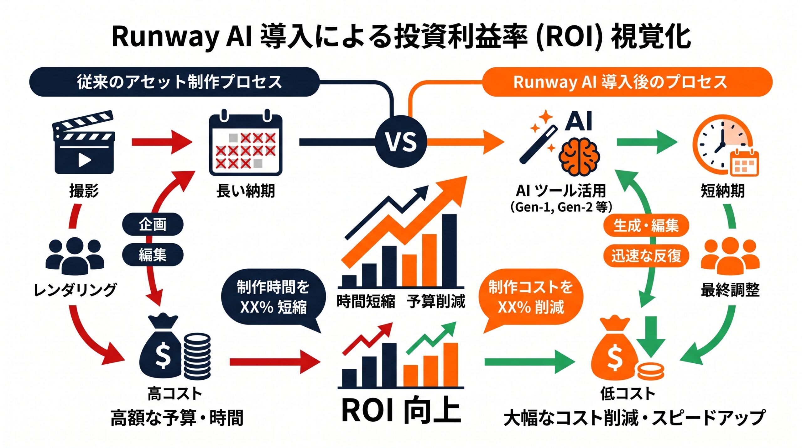 Runway AI ROI可視化図