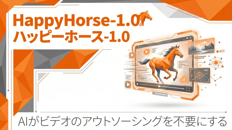 HappyHorse-1.0とは?世界1位AI動画モデルの使い方・料金・ビジネス活用完全ガイド2026